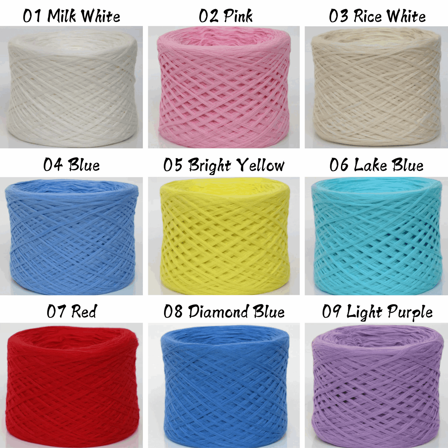 100% Cotton Yarn (250g) - Soft Cotton Yarn for Crocheting and Knitting