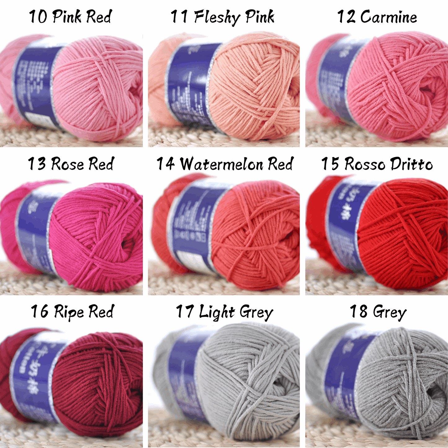 5-Ply Milk Cotton Yarn (100g) – Milk Cotton Yarn for Crocheting and Knitting