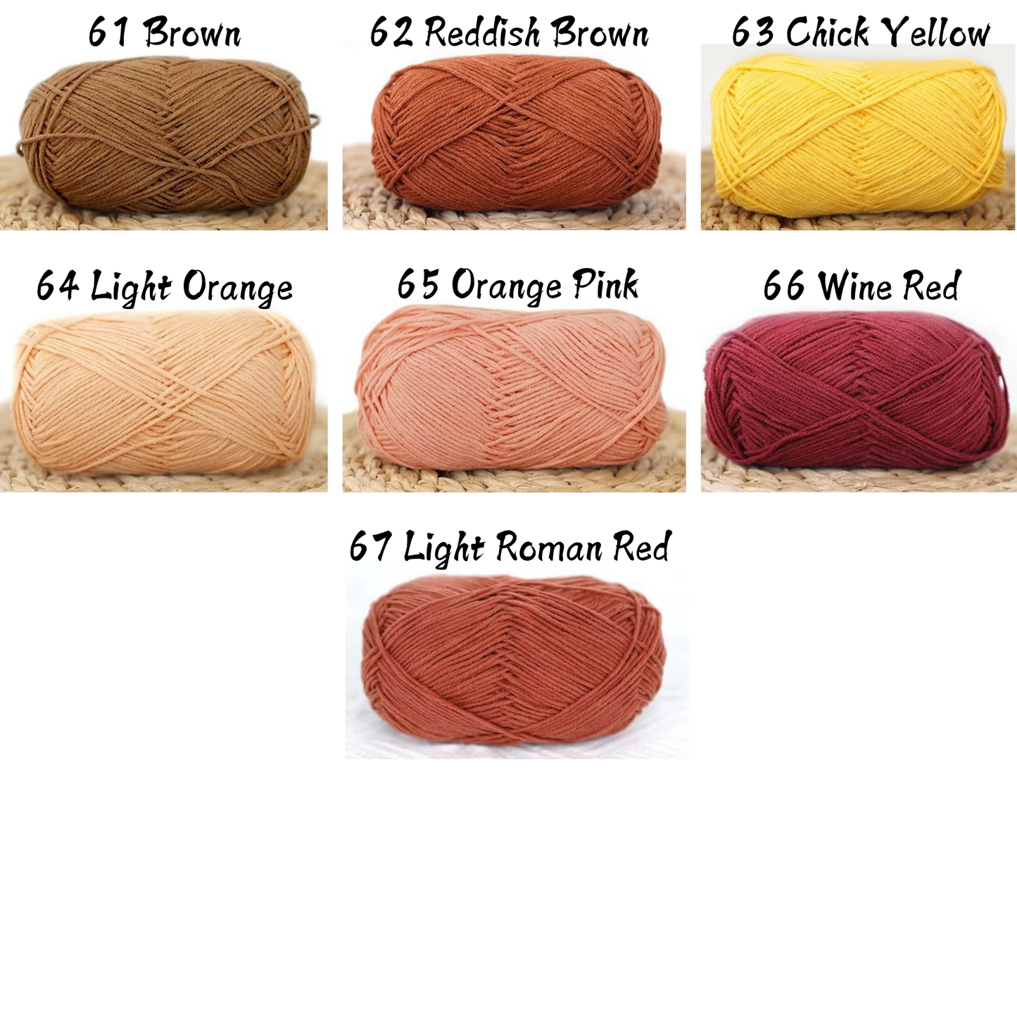 4-Ply Milk Cotton Yarn (40g) – Milk Cotton Yarn for Crocheting and Knitting